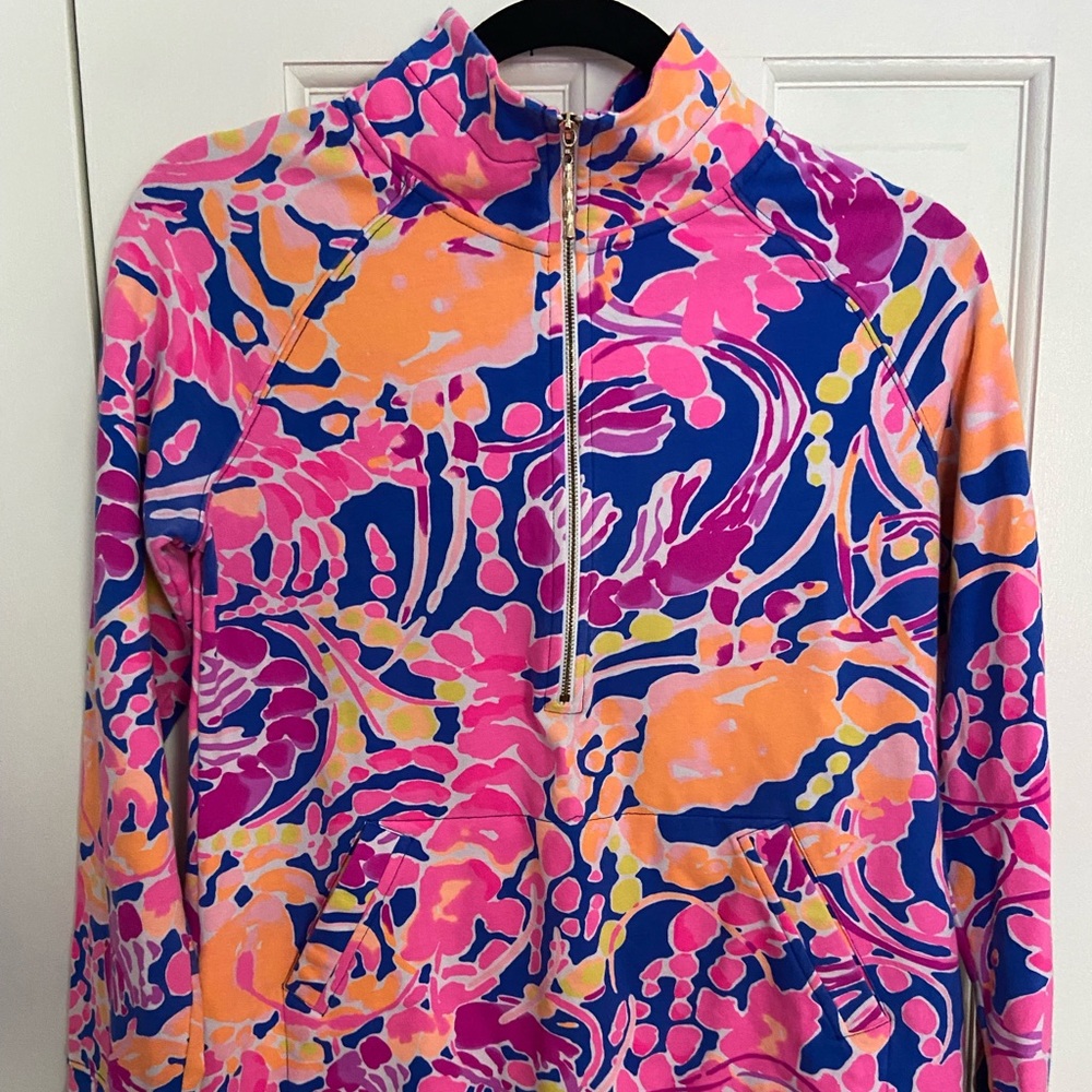 Lily Pulitzer Workout half zip top